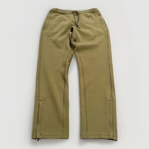 Reigning Champ Mens Green Zip Pockets Jogger Running Ankle Zip Sweatpants Size M